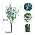 thumbnail image 7 of RECUTMS Blue Artificial Flowers for Outdoor Fake Plants Faux UV Resistant Flower Indoor Hanging Decorations, 7 of 7