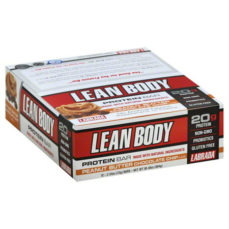 Labrada Nutrition Lean Body  Protein Bars, 12 ea (Best Exercise For Long Lean Body)
