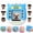 French Bulldog, variant on GUIREN 2-in-1 Magnetic Drawing Board for Kids - DIY Hair Styling and Drawing Toy