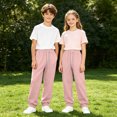 thumbnail image 5 of OGLCCG Kids Boys Sweatpants Fleece Drawstring Workout Athletic Jogger Pants with Side Pockets Cuff Bottom Active Pants Size 5, 5 of 6