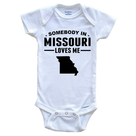 

Somebody In Missouri Loves Me Baby Bodysuit - Missouri Baby Bodysuit