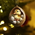thumbnail image 4 of Nilvkv Christmas Happy Farm Christmas Eggs Baby Animals Ducks Dinosaur Snake Eggs Christmas Ornaments Christmas Tree Pendant, Christmas Decorations, 4 of 6