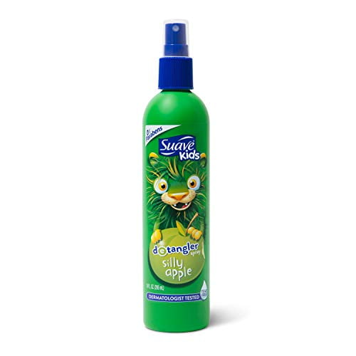 Suave Kids Detangler Spray for TearFree Styling Silly Apple, 10 oz