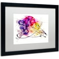 thumbnail image 2 of Trademark Fine Art "Abstract 08" Canvas Art by Mako, White Matte, Black Frame, 2 of 4