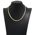 thumbnail image 2 of Collar Sunnimix cadena de Serpiente Plana elegante dorado, 2 of 7
