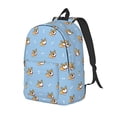 thumbnail image 1 of Fotbe Cute Cartoon Corgi Mochila de Lona con Estampado, Mochila Duradera, Mochila Versátil de Alta Calidad, Mochila Compacta Vintage-Medium, 1 of 5