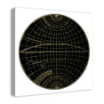 thumbnail image 2 of Creative Products Globe Circle Print 1 24 x 24 Canvas Wall Art, 2 of 5