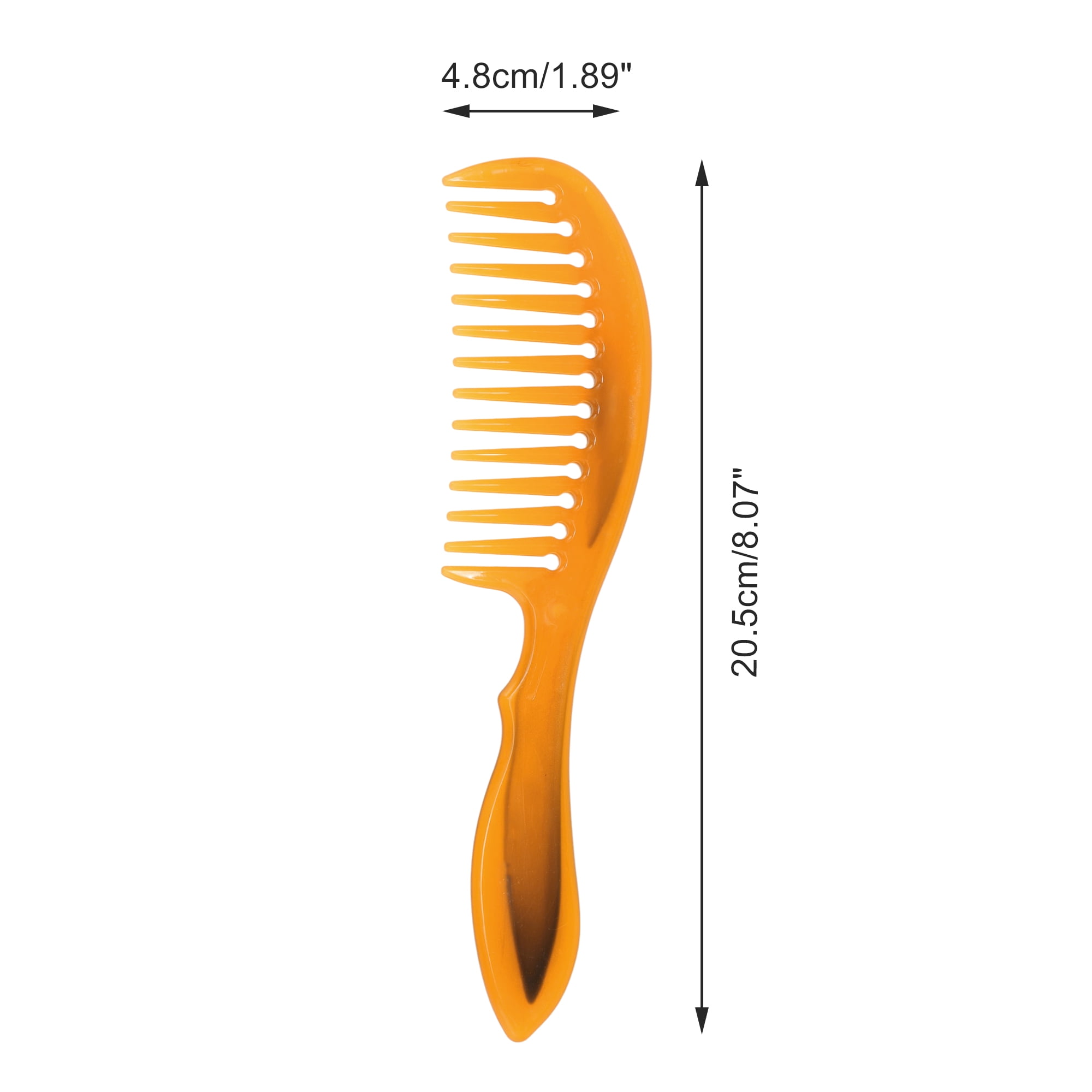 Unique Bargains 1 Piece Women Comfortable Tendon Comb in Orange Color for All Hair Types