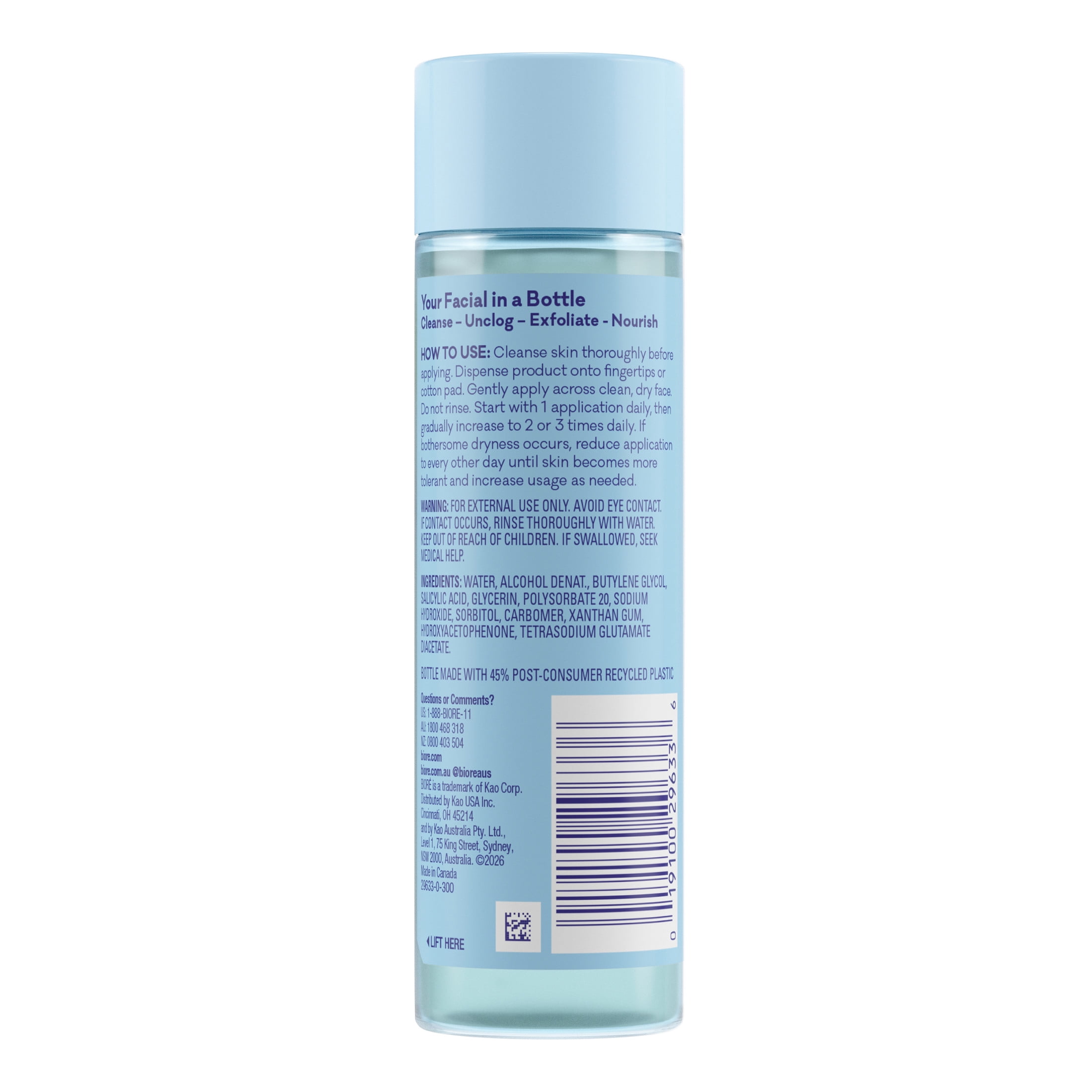 Biore Pore Refining Exfoliating Hydra Serum with Salicylic Acid, 4 fl oz