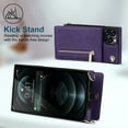 thumbnail image 2 of Wallet Case for iphone PU Zipper Wallet Smartphone Case with Card Holder & Shoulder Strap, 2 of 4
