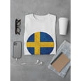 thumbnail image 3 of Grunge Sweden Flag Tee Men's -Image by Shutterstock, 3 of 4