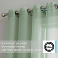 Sheer Grommet Curtain Panels