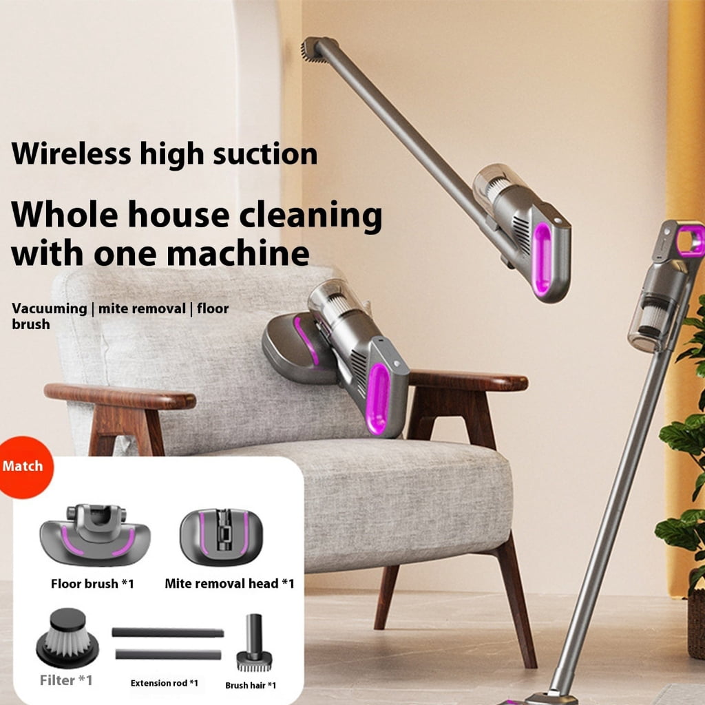 Sinyiin 10000PA Lightweight Cordless Vacuum Cleaner Handheld Cordless Broom Detachable