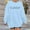 Sky Blue, variant on Women's Sweatshirts Letter Printed Long Sleeve Tops Y2K Cute Crewneck Pullover Fashion Outfits