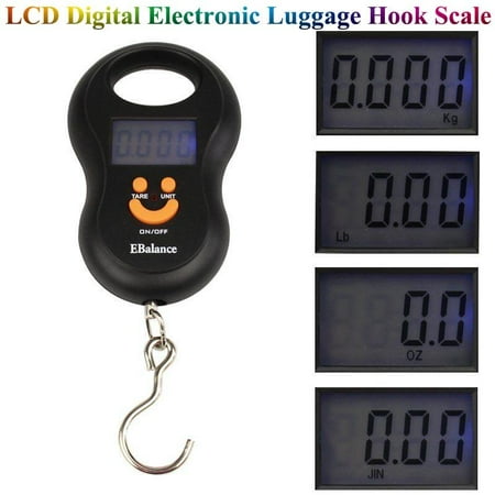 Portable Scale - Portable 50kg/10g Portable Hanging Travel Luggage Scale LCD Digital Hanging Weight Scale Electronic Luggage Hook Scale