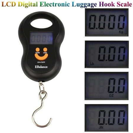 Portable 50kg/10g Portable Hanging Travel Luggage Scale LCD Digital Hanging Weight Scale Electronic Luggage Hook