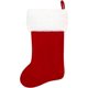 thumbnail image 2 of Medias navideñas YZhouD de 20 pulgadas con monograma de terciopelo rojo y puños de felpa blanca súper suaves, bordadas, clásicas y personalizadas, para decorar las fiestas familiares (letra M), 2 of 8