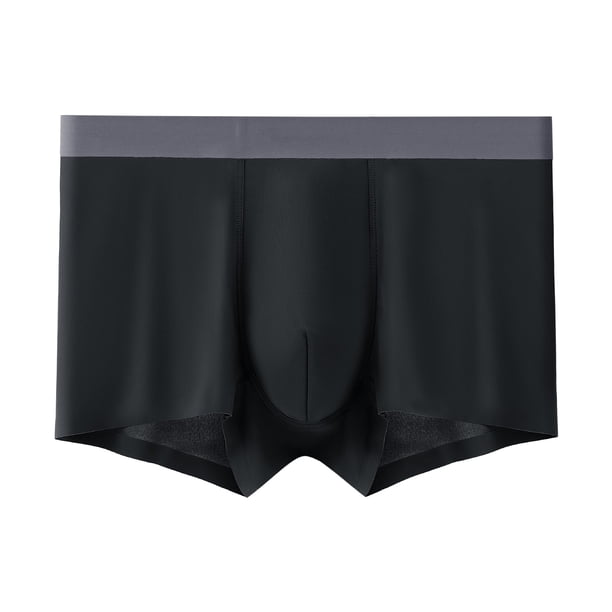120 calzoncillos de seda de hielo ultrafinos para hombre, bóxers antibacterianos transpirables para hombre, bóxers ultrafinos sin costuras para hombre