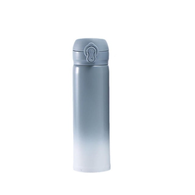 TIELUTT Gobelet à Ressort en Acier Inoxydable 304 Dégradé Étanche Bouteille d'Eau Isolée pour Hommes Femmes & Étudiants Tasses à Eau Réutilisables pour Femmes Bouton Ensemble de Tasses à Café en Bois Ensemble de Tasses en Acrylique dans une Tasse à Thé