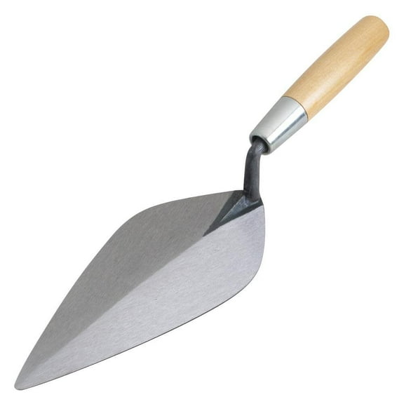 Kraft Tool BL703 10" Narrow London Brick Trowel w/Wood Handle