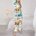 thumbnail image 3 of Sikiie Funny Farm Women's Long-Sleeve Shirt and Full-Length Bottom Pajama Set (s-xxl)-Medium, 3 of 7