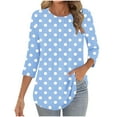 thumbnail image 6 of My Orders Beifu Boho Tops For Women Plus Size Womens Tops Plus Size Trendy Women Blouses Long Sleeve Cotton Plus Size Cotton V Neck T Shirts Women Fall Clothes, 6 of 6