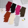 thumbnail image 4 of beishanbush Gloves Mittens Promo 23cm Winter Knitted Screen Gloves Adult Gloves Beige, 4 of 4