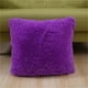 thumbnail image 1 of Funda de almohada de felpa corta Cojín de sofá Funda de almohada de color sólido para el hogar Respaldo de cabecera Wmkox8yii HFSH4440, 1 of 1