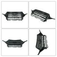 thumbnail image 4 of labwork Front Bumper Upper Grille Grill For Ford Explorer 2020/2021 Gloss Black W/Chrome, 4 of 7