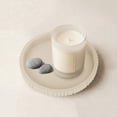 thumbnail image 3 of Round Decorative Tray,Non‑slip and Shatter‑proof Ribbed Coffee Table Tray Modern Bathroom Vanity Trays for Dresser,Jewellery,Toilet,Bedroom Kitchen Countertop,Candle Holder Storage Organizer (Beige), 3 of 8
