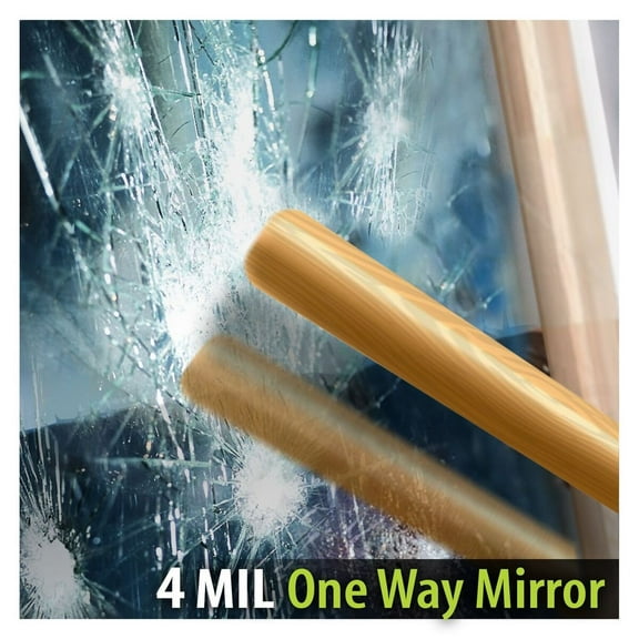 BDF S4MS15 Security and Daytime Privacy 4 Mil Silver (Dark) Window Film 30in X 24ft