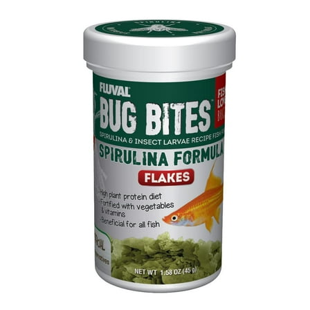 Fluval Bug Bites Spirulina Flake