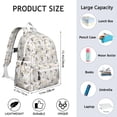 thumbnail image 6 of Cute Golden Retriever Backpack for School,Cute School Bag,Schoolbag with Adjustable Shoulder Straps & Padded Back,13.4"x11"x4.7", 6 of 6