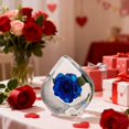 thumbnail image 3 of Forest Long-Lasting Rose Flowers with Gift Box, Handcrafted Preserved Rose in Resin,Teardrop Shaped Rose Floral Arrangement Roses Present Gift for Birthday Anniversary Christmas Valentine, 3 of 5