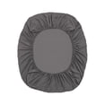 thumbnail image 1 of Maplenight Premium Queen Size Cooling Fitted Sheet for Hot Sleepers - Solid Color, Machine Washable, Ash Proof, Breathable - Multiple Colors Available Gray, 1 of 5