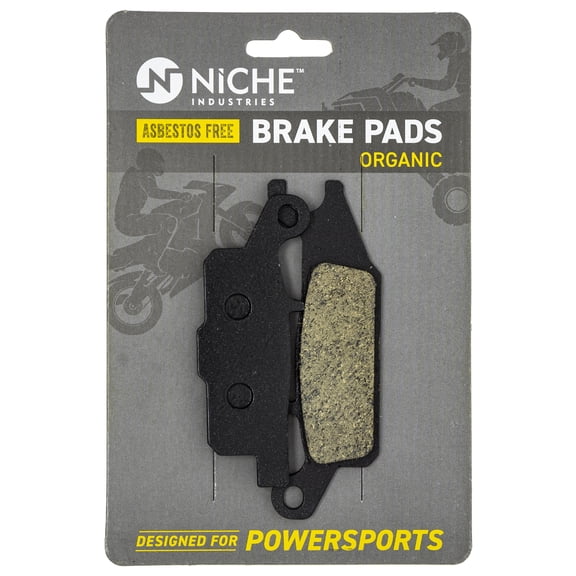 Niche Rear Left Brake Pad Set for Yamaha Grizzly 550 Organic ATV 519-KPA2213D