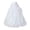 White, variant on JBXKXYW Skater Skirt Womens 5 Hoop A Line Floor Length Wedding Ball Gown Petticoat Underskirt Women Skirt (White,One Size)