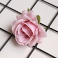 thumbnail image 4 of Tnobhg 2Pcs 7CM Artificial Rose Head Colorful Realistic Reusable Non-withering DIY Home Office Wedding Decoration Small Faux Silk Flower Festival Gift, 4 of 8