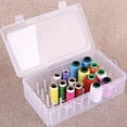 thumbnail image 6 of Thread Storage, 42 Spools Sewing Thread Box Storage, Embroidery Thread Organizer Box, Clear Plastic Thread Spools Holder, Portable Craft Organizer for Embroidery Quilting and Sewing Threads, 6 of 7