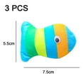thumbnail image 2 of Juguete para masticar con hierba gatera para gato, juguete de pez, 3 uds., lindo juguete para mascota, 2 of 5