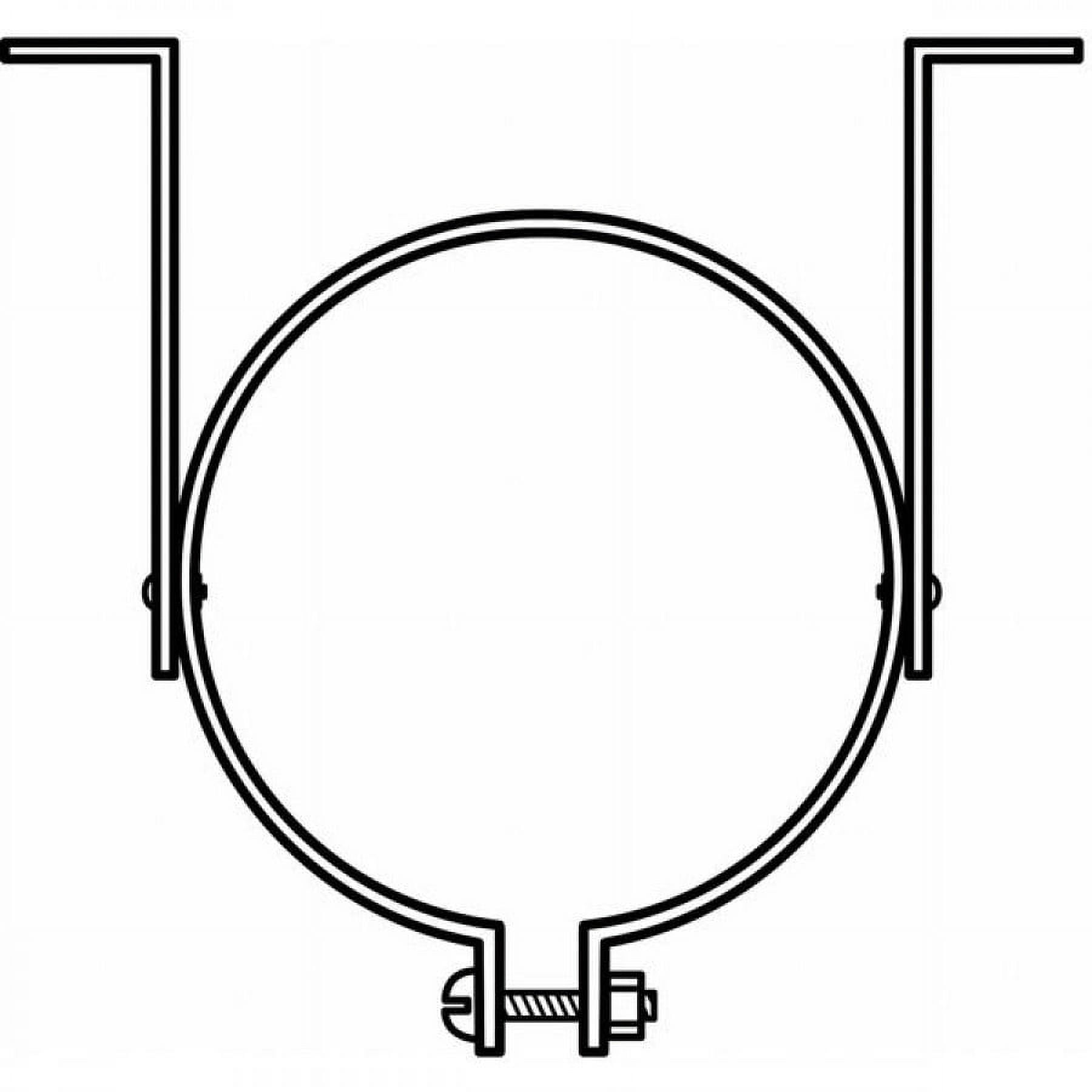 Single Wall Vent Pipe Hanger, 4 in