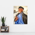 thumbnail image 2 of Grigoriev Portrait Pyotr Baksheyev Vaska Ash Painting Extra Large Art Print Wall Mural Poster Premium XL, 2 of 3