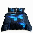 thumbnail image 1 of Butterfly And Death Moth Bedding Set For Girls Gothic Skull Boho Comforter Cover Decor Bedroom Sun and Moon Pattern Duvet Cover, 1 of 7