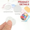 thumbnail image 3 of Uxcell Metal Round Stamping Blanks Tags for Engraving and Crafting Projects Silver 0.8", 3 of 7