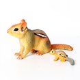 thumbnail image 2 of Simulation Taupe Rodent Sauvage Opossum Tamias Marmotte Cochon d'Inde Volant Souris Squirrel Modèle Animal Décoration Figurines Jouets LZ, 2 of 7