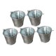 thumbnail image 3 of 5 piezas de pequeños botes multifuncionales portátiles para manualidades, mini frascos decorativos para dulces Plata, 3 of 8