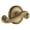 Vintage Brass, variant on Grandeur 807415 Georgetown Solid Brass Rose Left Handed Privacy Lever Set - Brass