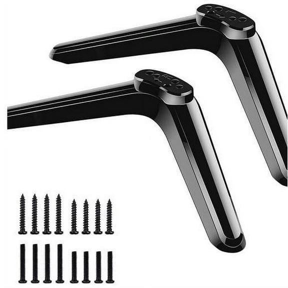 Voiceine 1 Pair Universal TV Stand Legs for Smart TVs TV Base Stand with Screws, TV Riser Holder TV Legs for 32in 40in 43in 48in 49in 50in Flat Screen TV