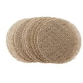thumbnail image 3 of Shangren 2x10Pieces Rustic Burlap Hessian Jute Round Pieces Sewing Craft DIY brown 2 Pcs, 3 of 7