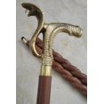thumbnail image 4 of Antique Cane Joker Head Handle Walking Stick Wooden Walking Stick Grandmother, Grandfather, Birthday, Valentine Gift, 4 of 8